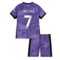 Liverpool Luis Diaz #7 Replica Third Minikit 2023-24 Short Sleeve (+ pants)